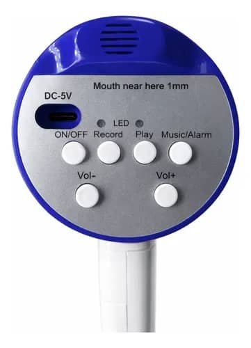 Rechargeable Megaphone with Recording, Alarm & Media Playback – Portable Loudspeaker with Music, Volume Control & Voice Amplifier