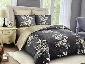 5*6 Duvet Set , Duvet 1 Bed Sheet & 2 Pillowcases - Multicolour (Prints May Vary)