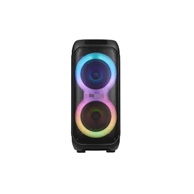 AILIPU Wireless Bluetooth Speaker with Dual 4-Inch Speakers &amp; Microphone - Black