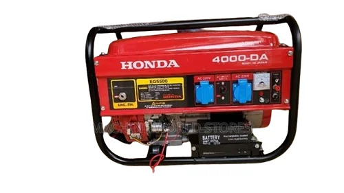 Honda 4000-DA 3500VA Petrol Generator - Portable Gasoline Generator with Key &amp; Manual Start