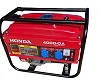 3.5KVA Petrol Generator Honda 4000-DA - Electric Key & Manual Start - Red