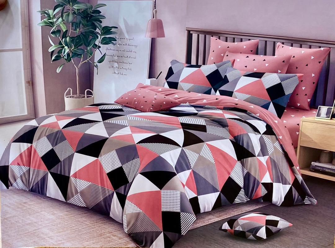 5×6 Duvet Set – Duvet, Bedsheet & 2 Pillowcases – Multicolor