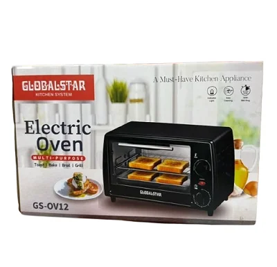 Globalstar 12-Litre Multi-Purpose Electric Countertop Oven (Model: GS-OV12) – Black