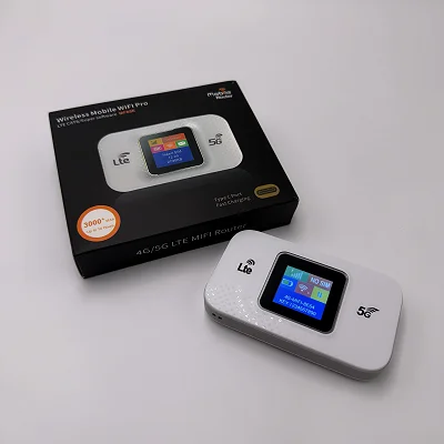 Wireless Mobile WiFi Pro 4G/5G LTE MiFi Router Open To All Simcard Networks