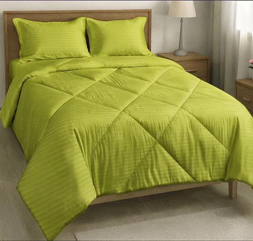 6x6 4pcs Egyptian Duvet Set (1 Bedsheet, Duvet &amp; 2 Pillow Cases  – Green