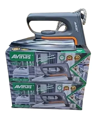 Avinas Non-Stick Dry Flat Iron – Silver