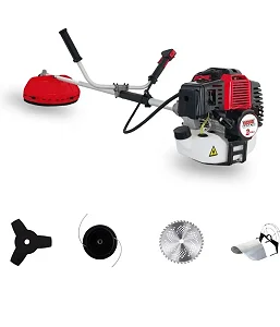 King max 2 Stroke Petrol Brush Cutter Grass & Bush Cutting Machine for Farms and Gardens