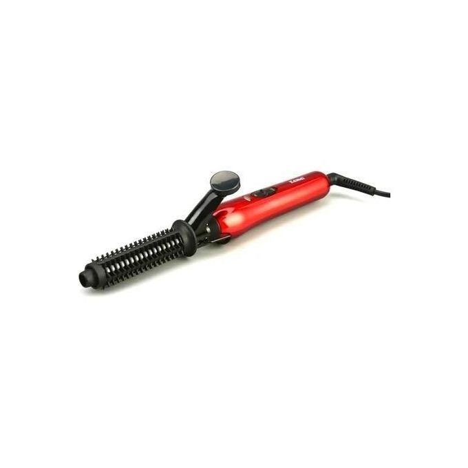 Kemei Excellent KM-19 Ceramic Curling Iron with Brush Attachment