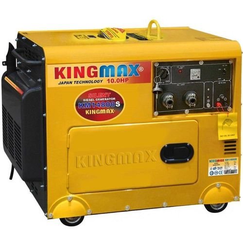 Kingmax 6.5KVA Silent Diesel Generator KM14800S – Yellow