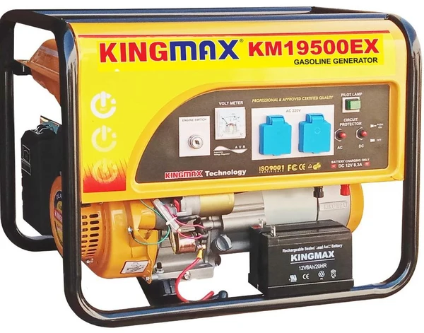 King Max 3.5KVA Petrol Generator KM19500 - Portable Backup Power Generator