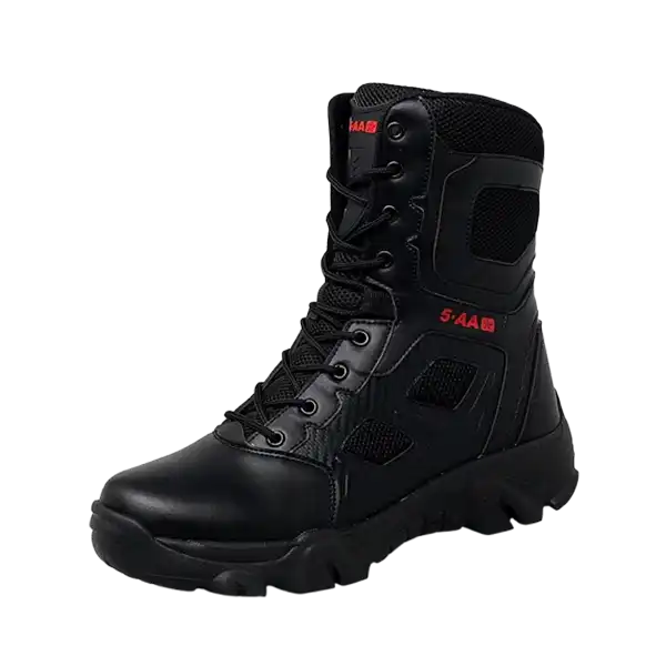Premium Leather Ankle Boots Men's Combat Boots