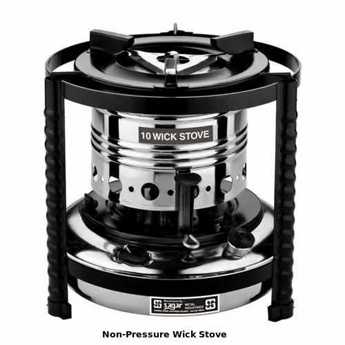 Stainless Paraffin Stove 2 Litres - Silver,Black