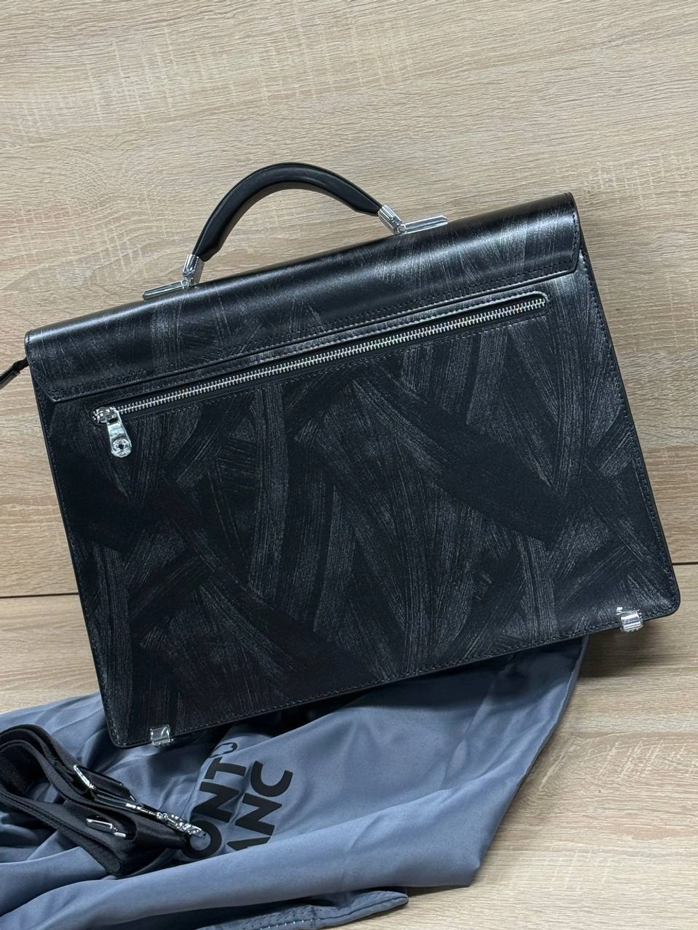 Men's Shoulder Briefcase With Password Lock Computer Leather 15"