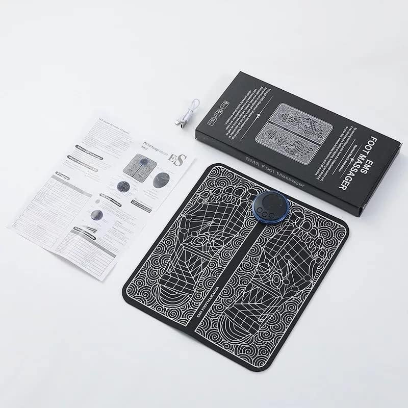 Foot Massager Electric Massage Pad – Portable Foot Muscle Stimulator Mat