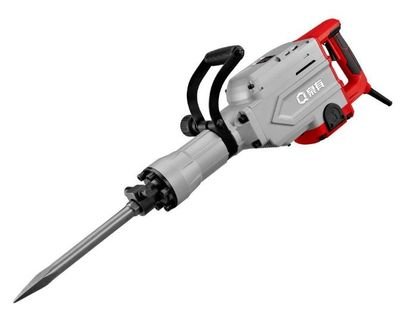Edon Demolition Jack Hammer With Point &amp; Chisel Bits &amp; Case Electric Demolition Construction Concrete Breaker Punch Drill (Copy)