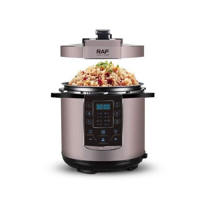 RAF 6L Smart Programmable Digital Electric Pressure Cooker – Multicolor