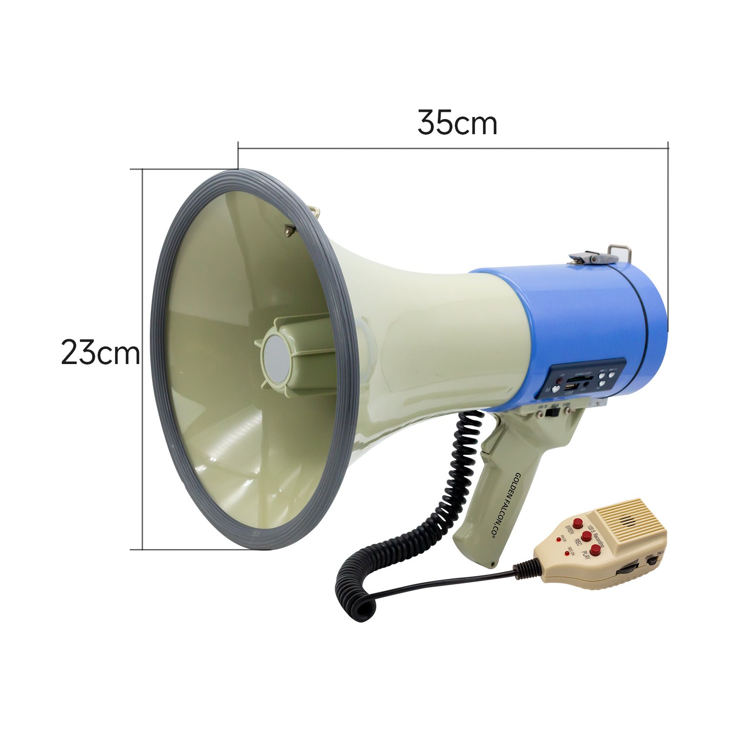 25W Megaphone with USB, SD Card & MP3 - SHOW ER-66USB