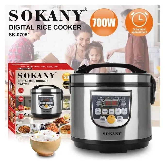 Sokany 5L Digital Rice Cooker SK-07051