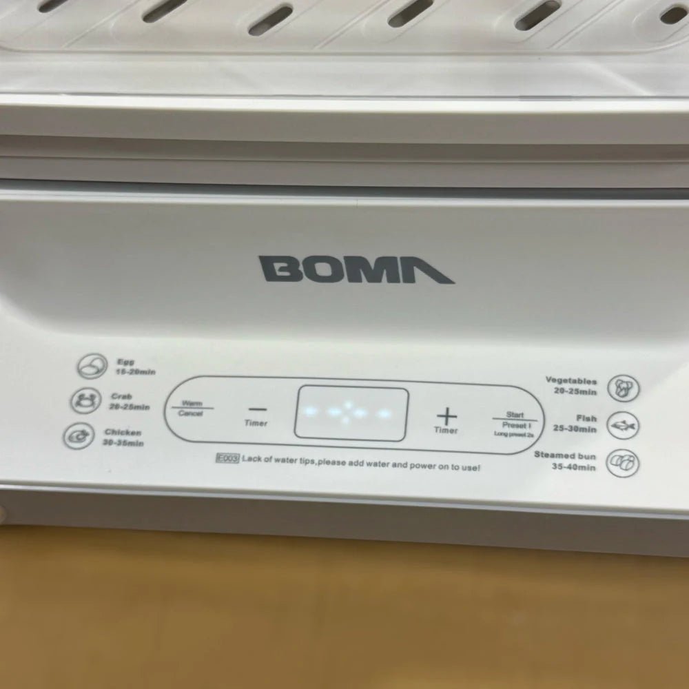 Boma Electric Food Steamer 3 Tier - White