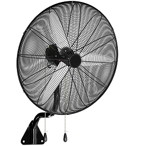 Industrial Wall Fan with Aluminum Blades – 3 Speed High Velocity