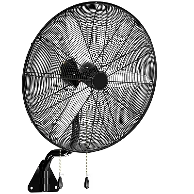 Industrial Wall Fan with Aluminum Blades – 3 Speed High Velocity