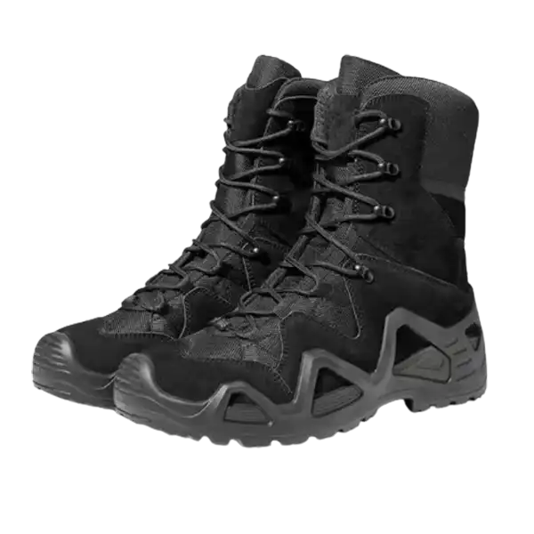 Safety Shoes Climbing Hiking Shoes Men Boots - Black