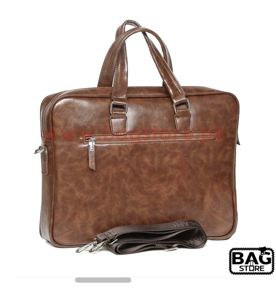 Messenger Laptop Bag for Men & Women Outdoor Travel Business Pu Leather