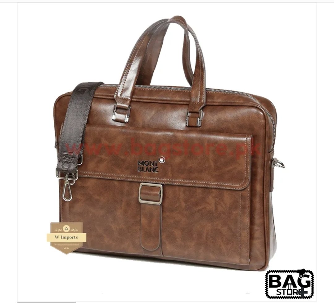 Messenger Laptop Bag for Men & Women Outdoor Travel Business Pu Leather