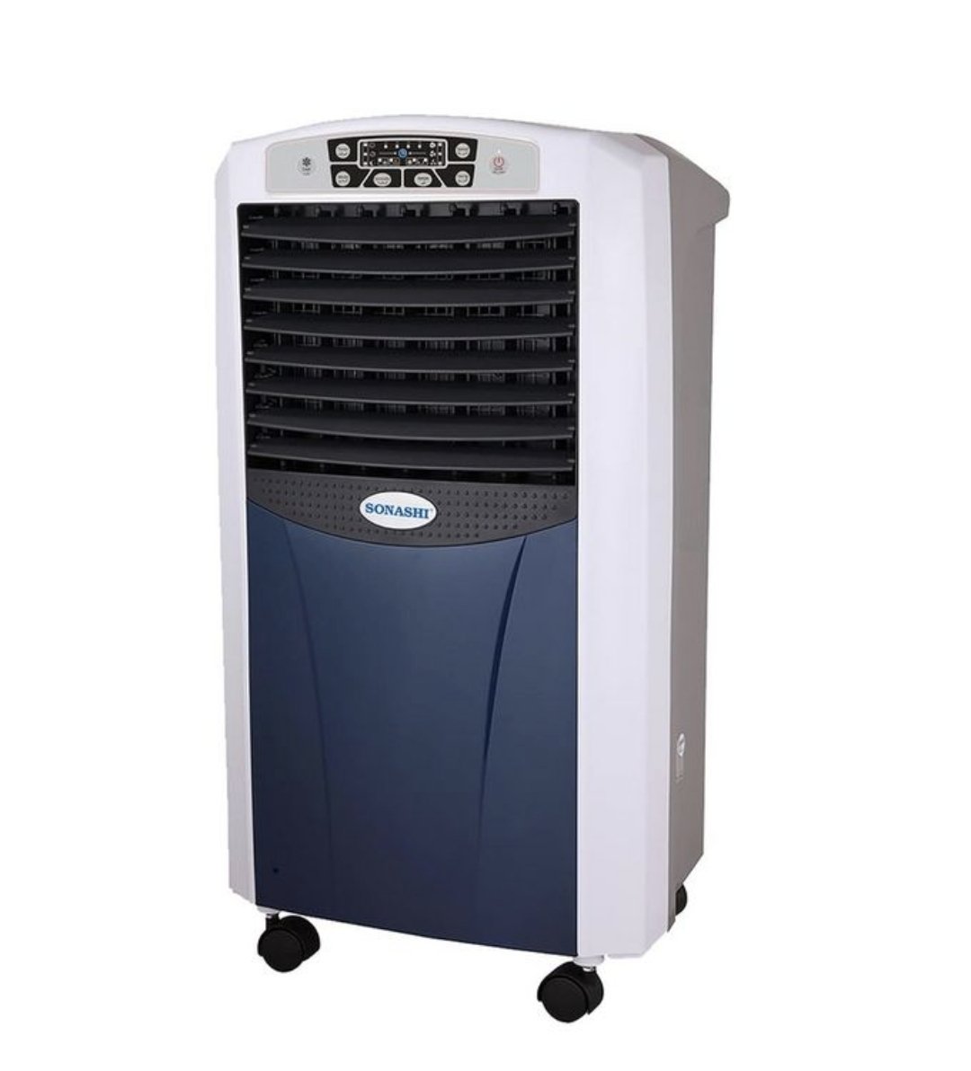 Sonashi Air Cooler 7 Liters Water Tank, 2 Ice Boxes, Three Wind Speeds, Water Level Indicator-Multi