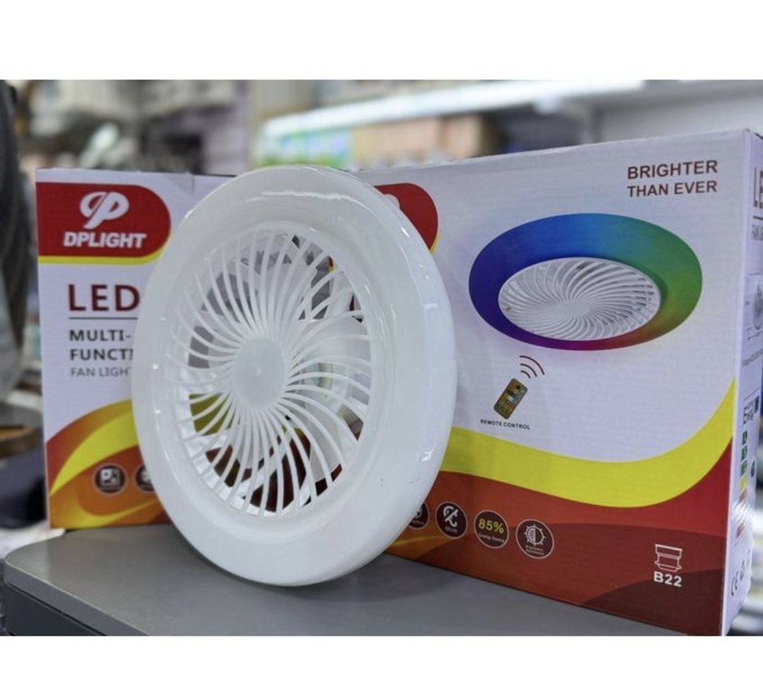 DPLight LED Multi-Function Fan Light, which combines a ceiling fan and a light fixture into one unit.