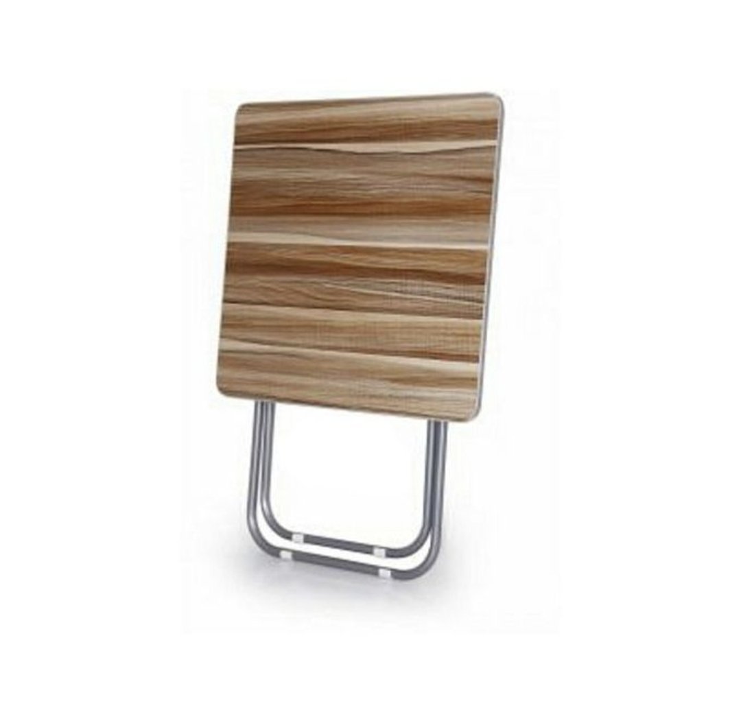 Wooden Folding Reading Table 60cm x 60cm - Brown.
