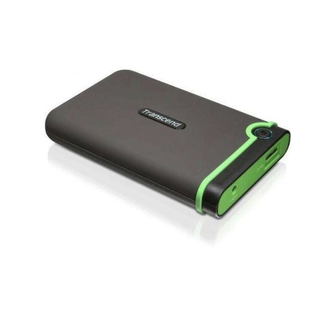 Transcend 1TB USB 3.0 External Hard Drive - Black,Green