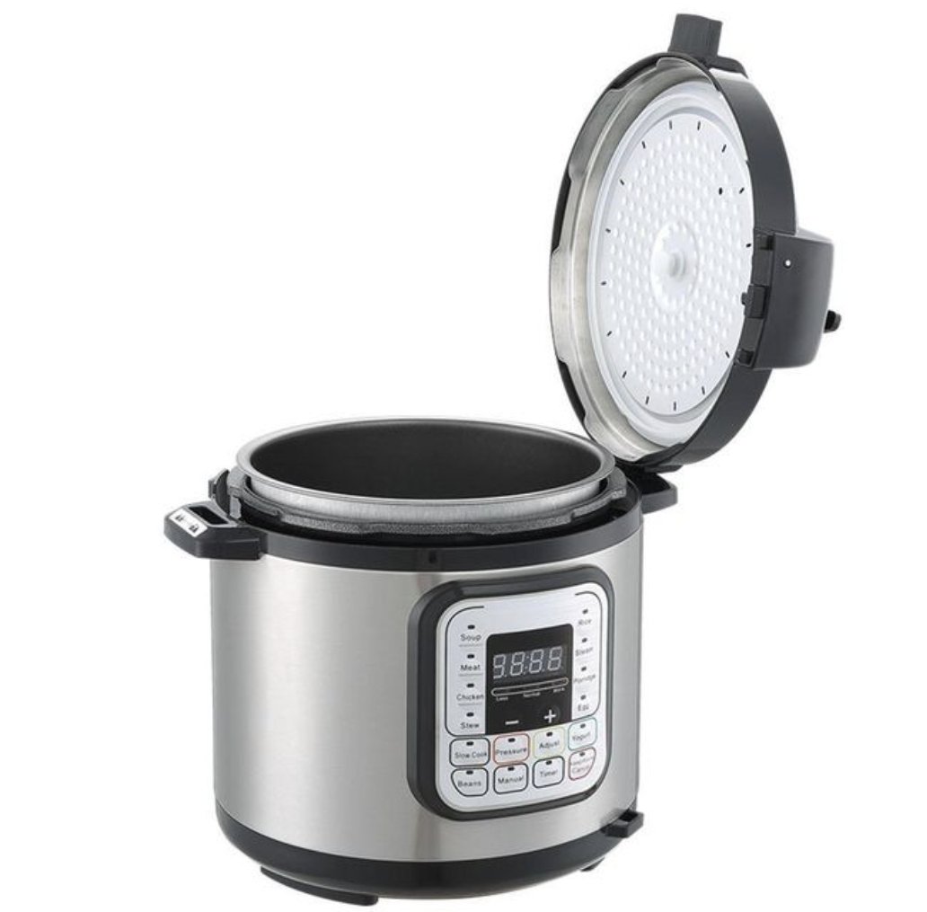 Global Star ELECTRIC PRESSURE COOKER (6L) - Silver