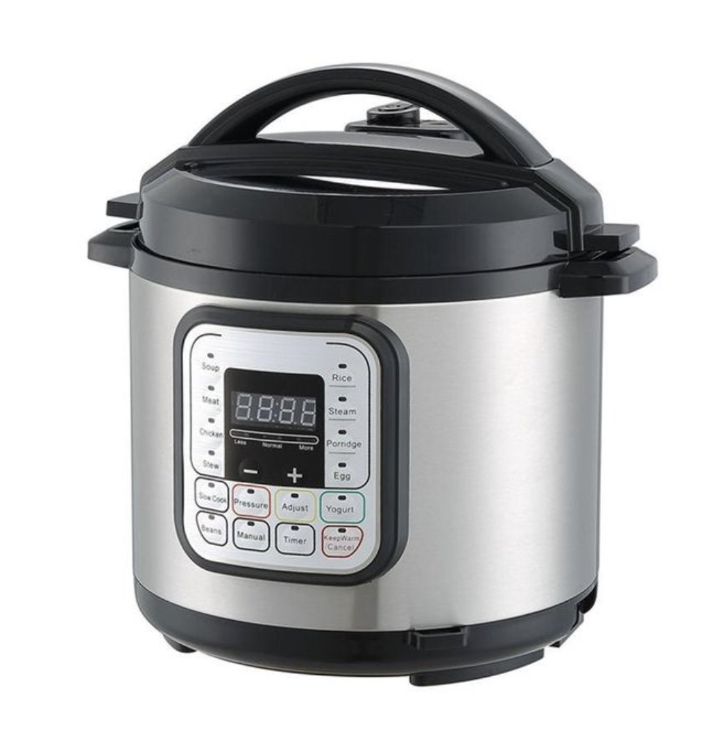 Global Star ELECTRIC PRESSURE COOKER (6L) - Silver