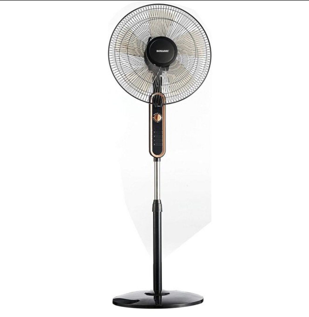 Sonashi Stand Fan 16 Inch edestal Fan With 3 Speed Switch