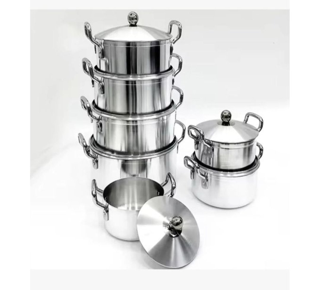 Aluminum Cookware Set 7PCS Cooking Pot Set