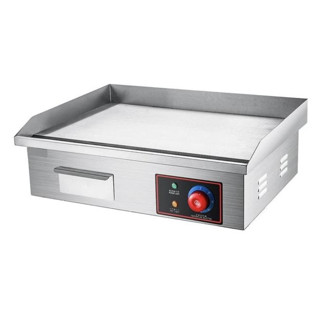 Commercial Single Chapatti Electric Griddle -Silver