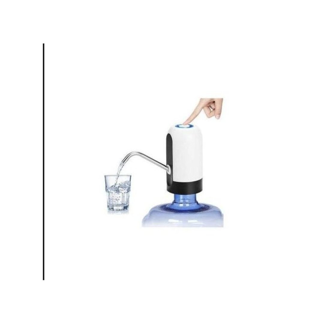 Automatic USB Charging Electric Water Pump Dispenser - White, Black