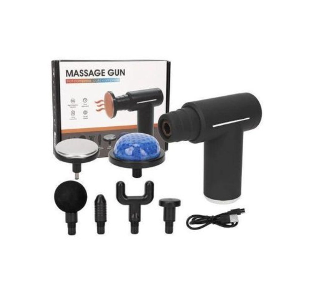 Professional 6 Gear Massager Gun - Black