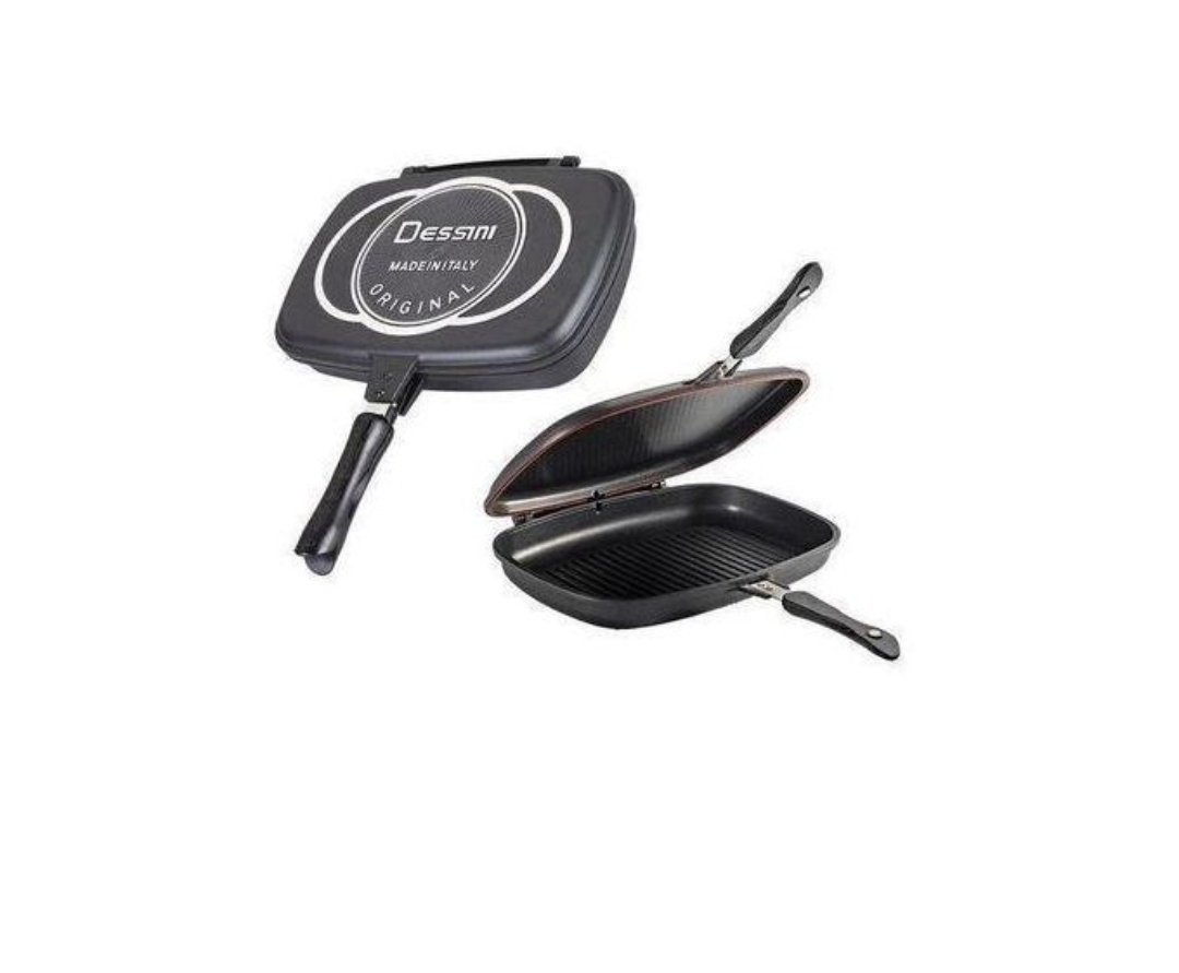 Dessini Double Grill Pan- 40cm - Black