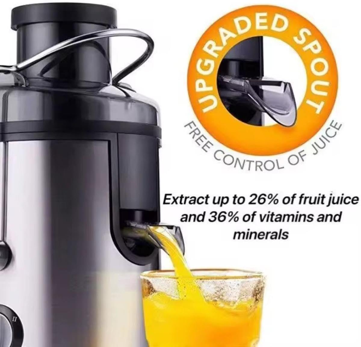 Electric Fruit & Vegetable Juicer