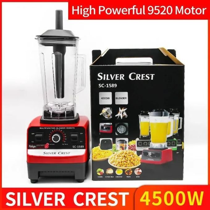 SilverCrest 4L 4500W Commercial Blender -Red