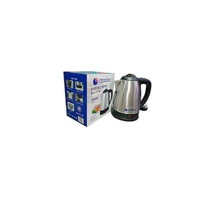 Simbaland Electric Fast Cooking Kettle 1.8L – Stainless Steel Silver