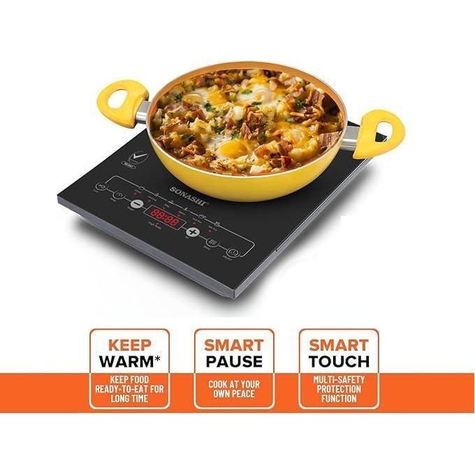 Sonashi Infrared Cooker SIS-015C With Touch Sensor Control - Black