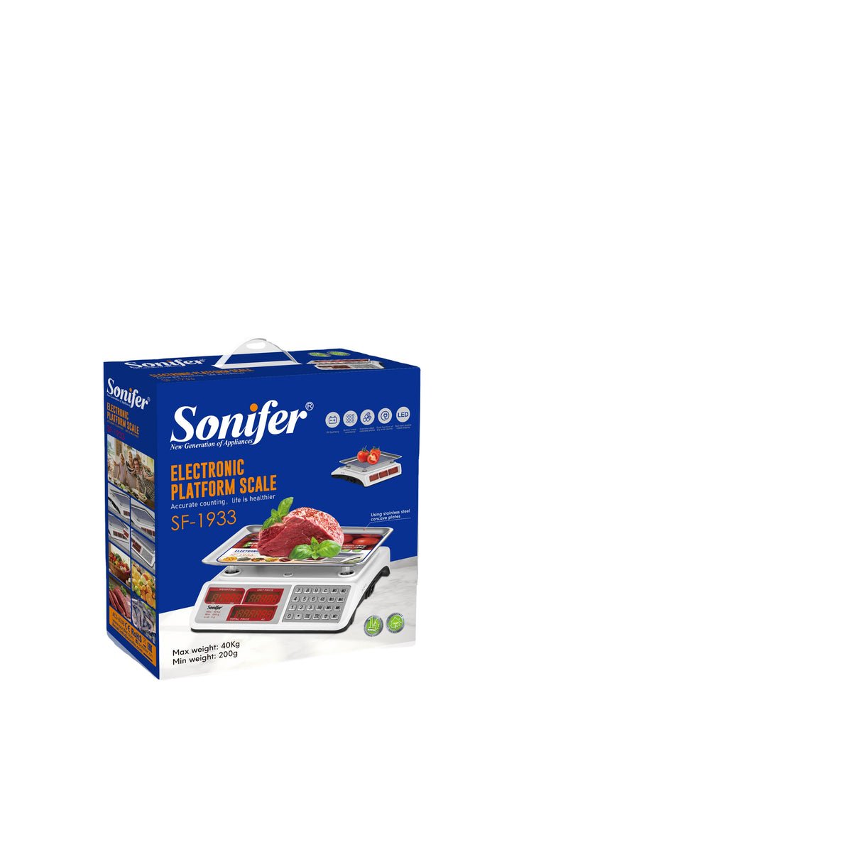 Sonifer 40kg Digital Platform Scale Commercial Scale SF-1933