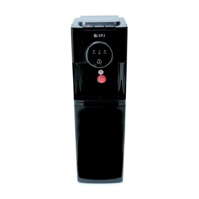SPJ Bottom Loading Water Dispenser 3 Tap – Black Water Cooler | 2 Years Warranty