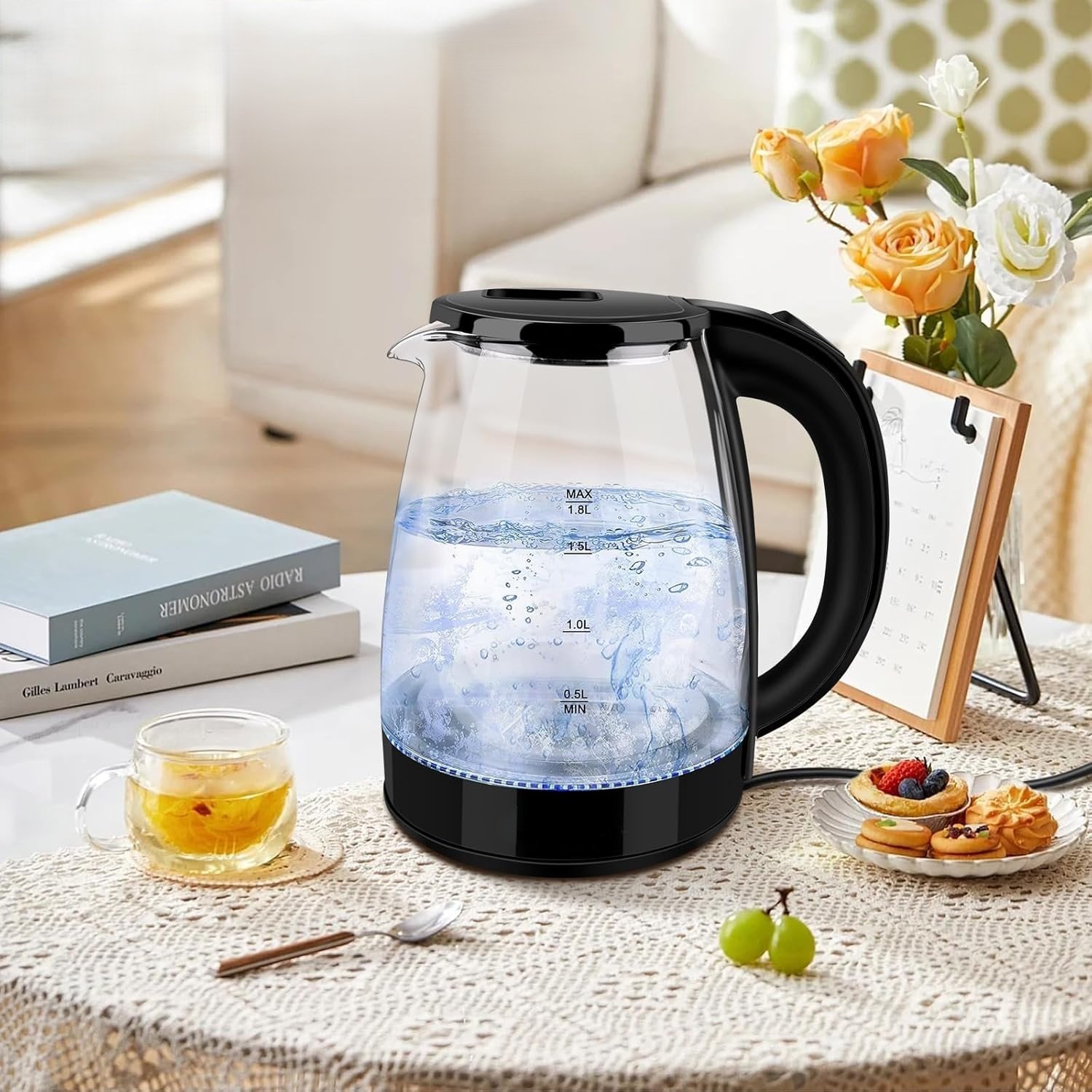 E- Bester Glass Water  Electric Kettle 1.8L -  Glass
