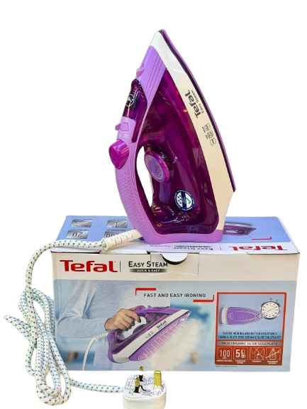 Tefal Easy Steam Iron – Purple – Steam Iron for Clothes & Garments
