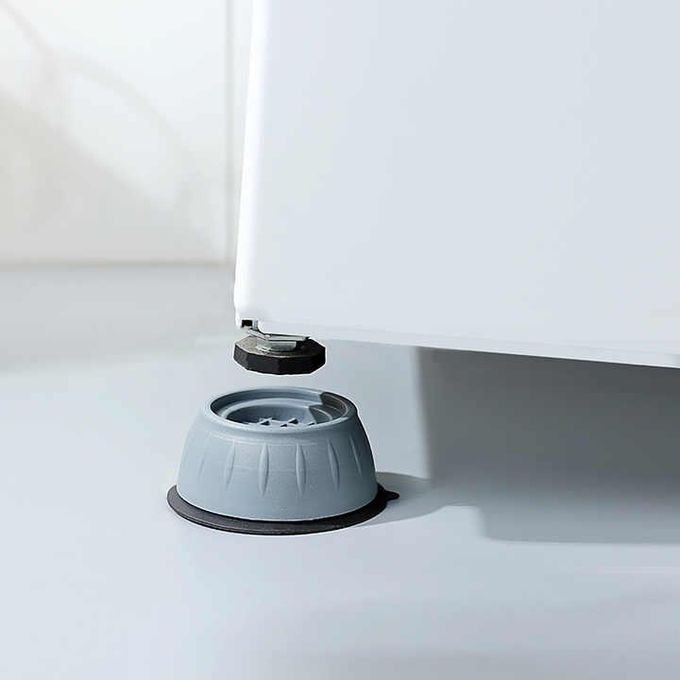 Anti-Vibration Washing Machine Foot Pads Heightening Bases – Non-Slip