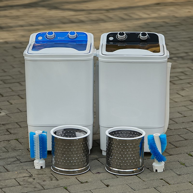 Willy 8KG Semi-Automatic Top Loading Washing Machine for Clothes & Shoes